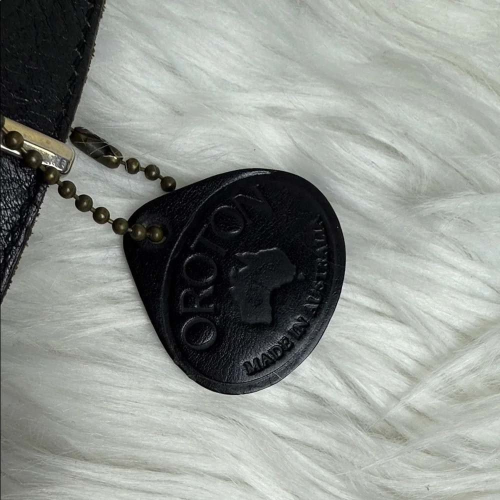 Orton Black Leather Crossbody Bag